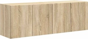 vidaXL Ντουλάπι Τηλεόρασης Τοίχου 2 pcs Δρύς Sonoma Επεξεργασμένο Ξύλο