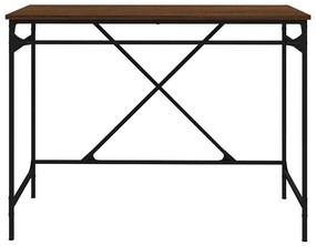 vidaXL Γραφείο Καφέ Δρυς 100 x 50 x 75 εκ. από Επεξεργασμένο Ξύλο