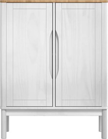 vidaXL Πλαϊνό γραφείο FLORO Λευκό 70 x 30 x 70,5 εκ.