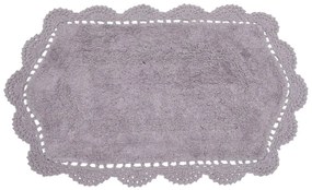 Ταπέτο Μπάνιου Τάνια Grey Viopros 45x75cm 45x75cm 100% Βαμβάκι