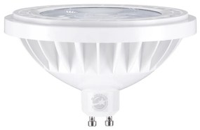 GloboStar 60133 Σποτ LED GU10 AR111 15W 1455lm 12° AC 220-240V IP20 Φ11 x Υ6.6cm Φυσικό Λευκό 4500K Dimmable - 3 Χρόνια Εγγύηση - 60133