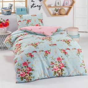 Παπλωματοθήκη Alanur 143EPJ8701 (Σετ 2τμχ) Turquoise-Pink L'essentiel Maison Μονό 140x200cm Βαμβάκι-Πολυέστερ