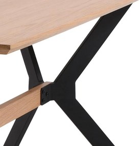 Τραπέζι Τραπεζαρίας Fylliana Φυσικό 160x80x75 εκ.