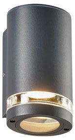 GU10 WALL LUMINAIRE 230V AC DARK GREY IP54 MAX.35W - LG6006G