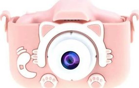 Kitty Kids Compact Φωτογραφική Μηχανή 12MP με Οθόνη 2" pixels Ροζ