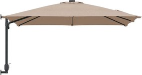 vidaXL Ομπρέλα Κήπου Taupe 248,5 x 247,5 x 160 εκ.