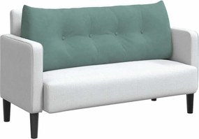 vidaXL Μαξιλάρι Πλάτης Θαλασσί 120 x 24 x 50 εκ Βελούδο