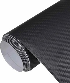 vidaXL Μεμβράνη Αυτοκινήτου 3D Μαύρη 100 x 150 εκ.