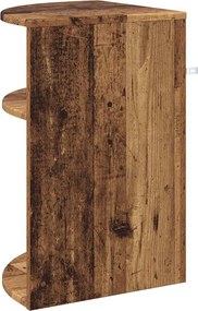 vidaXL End Table Παλιό ξύλο 39,7 x 39,7 x 60 εκ Επεξεργασμένο ξύλο