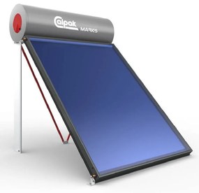 Calpak Mark 5 Ηλιακός Θερμοσίφωνας 125 lt /2,1m2 Glass Επιλεκτικός Διπλής Ενέργειας