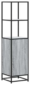 Highboard Grey Sonoma Κατασκευασμένο ξύλο και μέταλλο - Γκρι sonoma