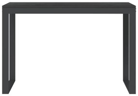 vidaXL Γραφείο Υπολογιστή Μαύρο 110 x 60 x 73 εκ. από Μοριοσανίδα