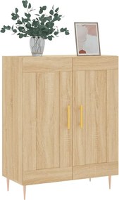 vidaXL Ντουλάπι Sonoma Δρυς 69,5 x 34 x 90 εκ. από Επεξεργασμένο Ξύλο