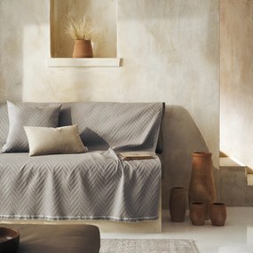 Ριχτάρι Πολυθρόνας (180x180) Gofis Home Ori Rock Grey 401/15