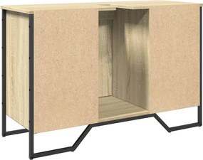 vidaXL Ντουλάπι Νιπτήρα Μπάνιου Sonoma Δρυς 91x35x60 εκ. Επεξ. Ξύλο