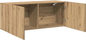 vidaXL Ντουλάπι Τοίχου Τηλεόρασης Τεχνίτης Δρυς 100 x 30 x 41 εκ