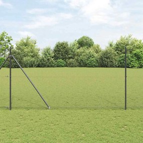 vidaXL Συρματόπλεγμα με ακίδες 25 x 1,5 m Χάλυβας με επικάλυψη PVC