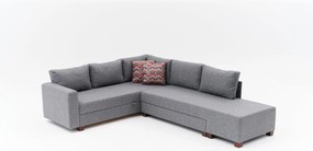 Corner Sofa-Bed Ali Left - Grey Grey