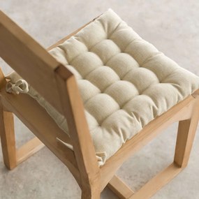 Μαξιλάρι Καρέκλας Hygg Beige 213/06 Gofis Home 40Χ40 40x40cm Cotton-Polyester