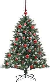 vidaXL Τεχνητό Χριστουγεννιάτικο Δέντρο με 150 LED Πράσινο 150 cm