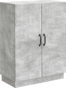 vidaXL Πλαϊνό γραφείο Γκρι Σκυροδέματος 66 x 34,5 x 87 εκ.