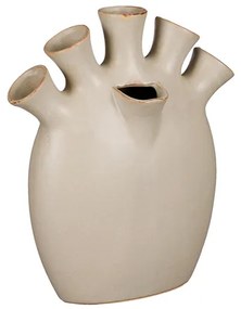 ΒΑΖΟ ΜΕ ΥΠΟΔΟΧΕΣ  ΓΚΡΙ Saul tulip ΚΕΡΑΜΙΚΟ l26xw14xh30,5cm