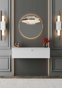Μπουφές Λευκό GARO 90x22x26
