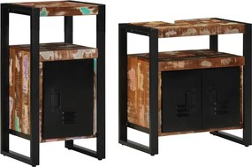 vidaXL Σετ Επίπλων Μπάνιου 2 τμχ. Καφέ 55 x 35 x 60 εκ.