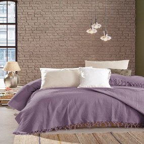 Κουβέρτα Dobby Purple DimCol Υπέρδιπλo 220x240cm 100% Cotton