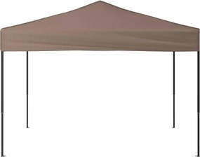 vidaXL Τέντα Εκδηλώσεων Πτυσσόμενη Taupe 3 x 3 μ.