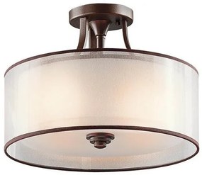 Πλαφονιέρα Φωτιστικό Οροφής 3xE27 Lacey Elstead Lighting-KL-LACEY-SF-MB-Μπρονζέ KL-LACEY-SF-MB