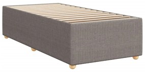 ΚΡΕΒΑΤΙ BOXSPRING ΜΕ ΣΤΡΩΜΑ TAUPE 90X200 ΕΚ. ΥΦΑΣΜΑΤΙΝΟ 3294236