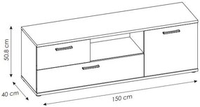 Έπιπλο τηλεόρασης Newty 1D2S