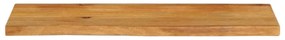 vidaXL Επιφάνεια Τραπεζιού 120x20x3,8 εκ. Live Edge Μασίφ Ξύλο Μάνγκο
