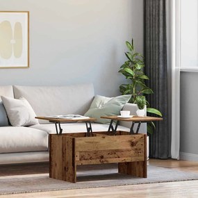 vidaXL Τραπεζάκι σαλονιού Παλαιό ξύλο 80 x 50,5 x 42,5 εκ
