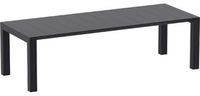 Τραπέζι VEGAS Μαύρο PP 100x260/300x75cm