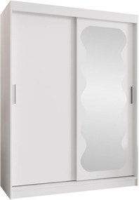 Ντουλάπα Spoti 150 Συρόμενη-Λευκό