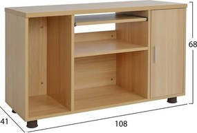 ΝΤΟΥΛΑΠΙ ΓΡΑΦΕΙΟΥ VANCE ΕΠΑΓΓΕΛΜΑΤΙΚΟ ΟΞΙΑ HM2051.11 108Χ41Χ68Υ εκ.