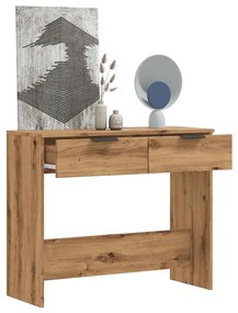 vidaXL Τραπέζι κονσόλας Artisan Oak 90x36x75 cm Κατασκευασμένο ξύλο