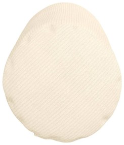 vidaXL Μαξιλάρια Στήριγμα 2 pcs Κρεμ Ø 25 x 70 cm Υφασμάτινο Κορντουρά