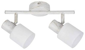 Φωτιστικό Οροφής-Σποτ 9079-2 27x7cm 2xE14 White Inlight