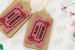 Intra απο ξύλο plywood 3mm-4mm πάχος – Ετικέτα του Αγίου Βαλεντίνου | Ετικέτα δώρου | Διακόσμηση δώρου Δίασταση  20x20 cm INTRAFABR-111310513
