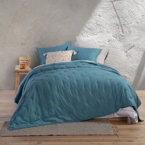 Κουβερλί Marven Petrol Nef-Nef Μονό 180x240cm Microfiber-Polyester