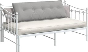 vidaXL Μαξιλάρι Πλάτης Σκίουρος Γκρί 140 x 50 x 19 cm ύφασμα