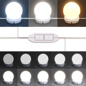 Μπουντουάρ με LED Γκρι Σκυροδέματος 80x41x144,5 εκ. - Γκρι