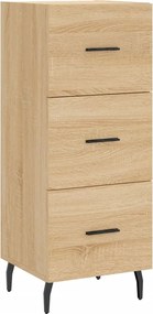 vidaXL Ντουλάπι Sonoma Δρυς 34,5x34x90 εκ. από Επεξεργασμένο Ξύλο