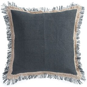 Μαξιλάρι Διακοσμητικό (Με Γέμιση) Klingon Anthracite Nef-Nef 60Χ60 Cotton,Jute
