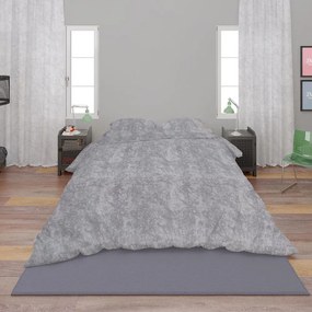 Παπλωματοθήκη Premium Shadow 613 Dark Grey DimCol Υπέρδιπλo 220x240cm 100% Βαμβάκι