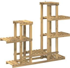 vidaXL Βάση φυτών Λευκός Χρωματισμός 118 x 25 x 96,5 εκ.