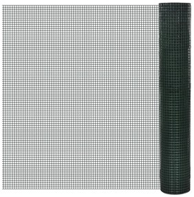 vidaXL Συρματόπλεγμα Κοτετσόσυρμα Πράσινο 10x1 μ Γαλβανιζέ Επικάλ. PVC
